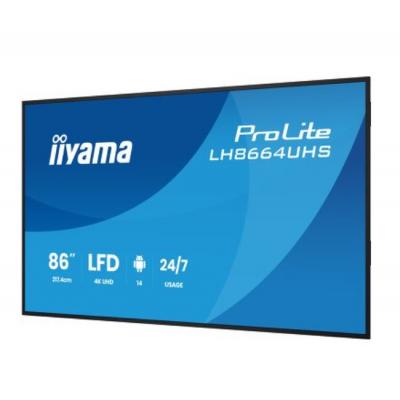 86" ProLite LH8664UHS-B3AG Commercial Display