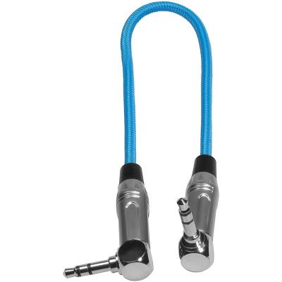 10" 3.5mm to 3.5mm Right Angle Cable