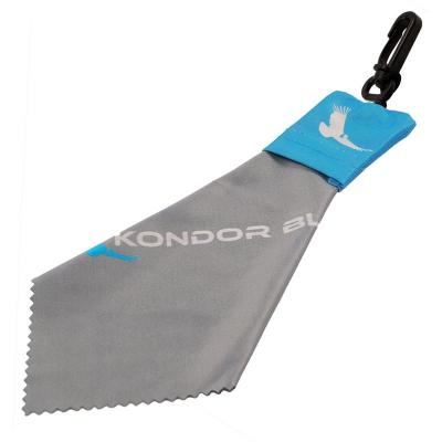 Microfiber Lens Wipe Cloth with Pouch and Clip