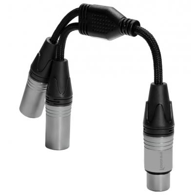 Dual Male XLR To Female XLR Audio Y Splitter Cable