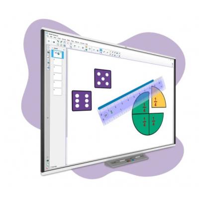 SMART Technologies SBM777V-43 Interactive Whiteboard 195.6 cm (77") (Requires Projector)